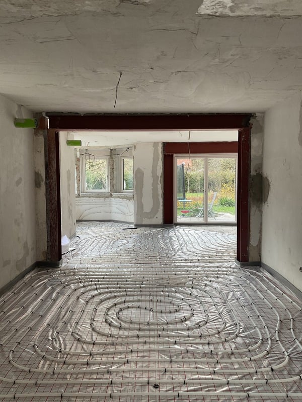 Projekt Gelting, Einblick von der Baustelle
